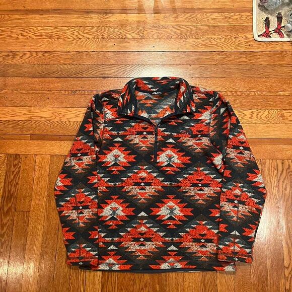 The north face Aztec print pull‎ over jacket - Picture 1 of 5